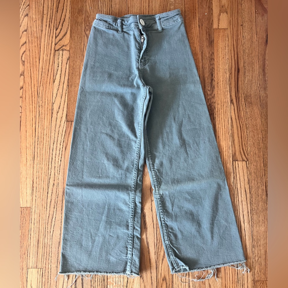 Zara Girls Collection Wide-Leg Denim Pants Sz 13-14